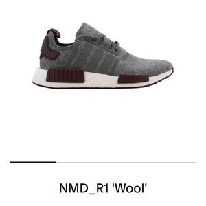 Adidas NMD R1 Grey/Maroon/Wool Brand New